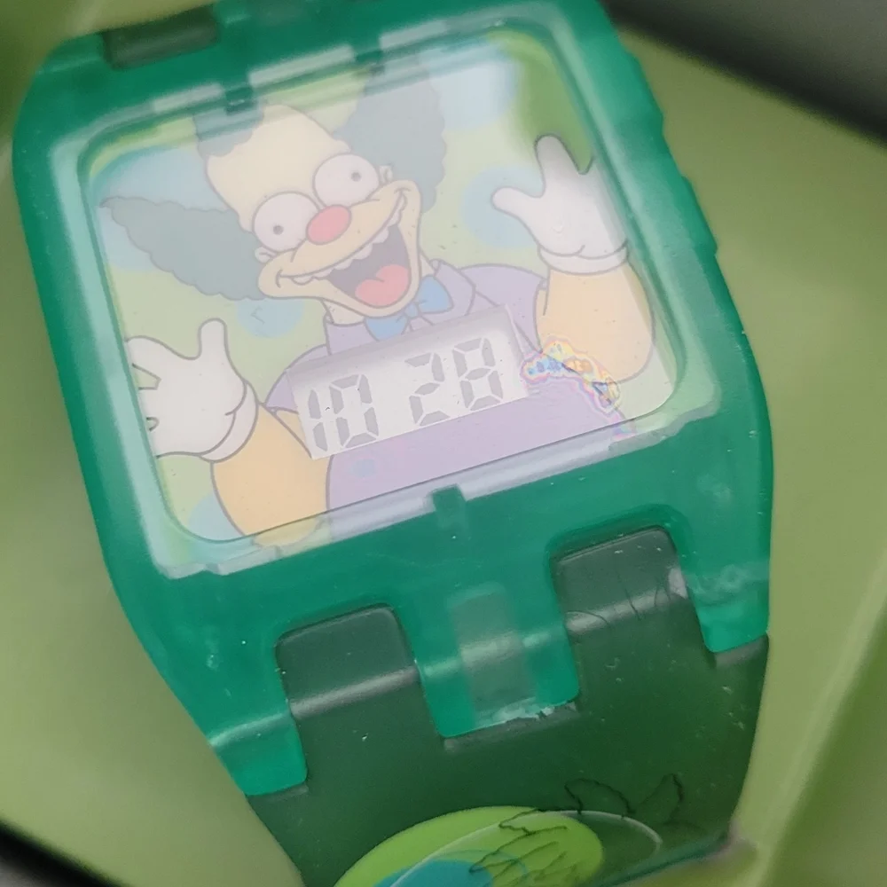 Homer & Bart Simpson talking watchs, in orginal boxes.